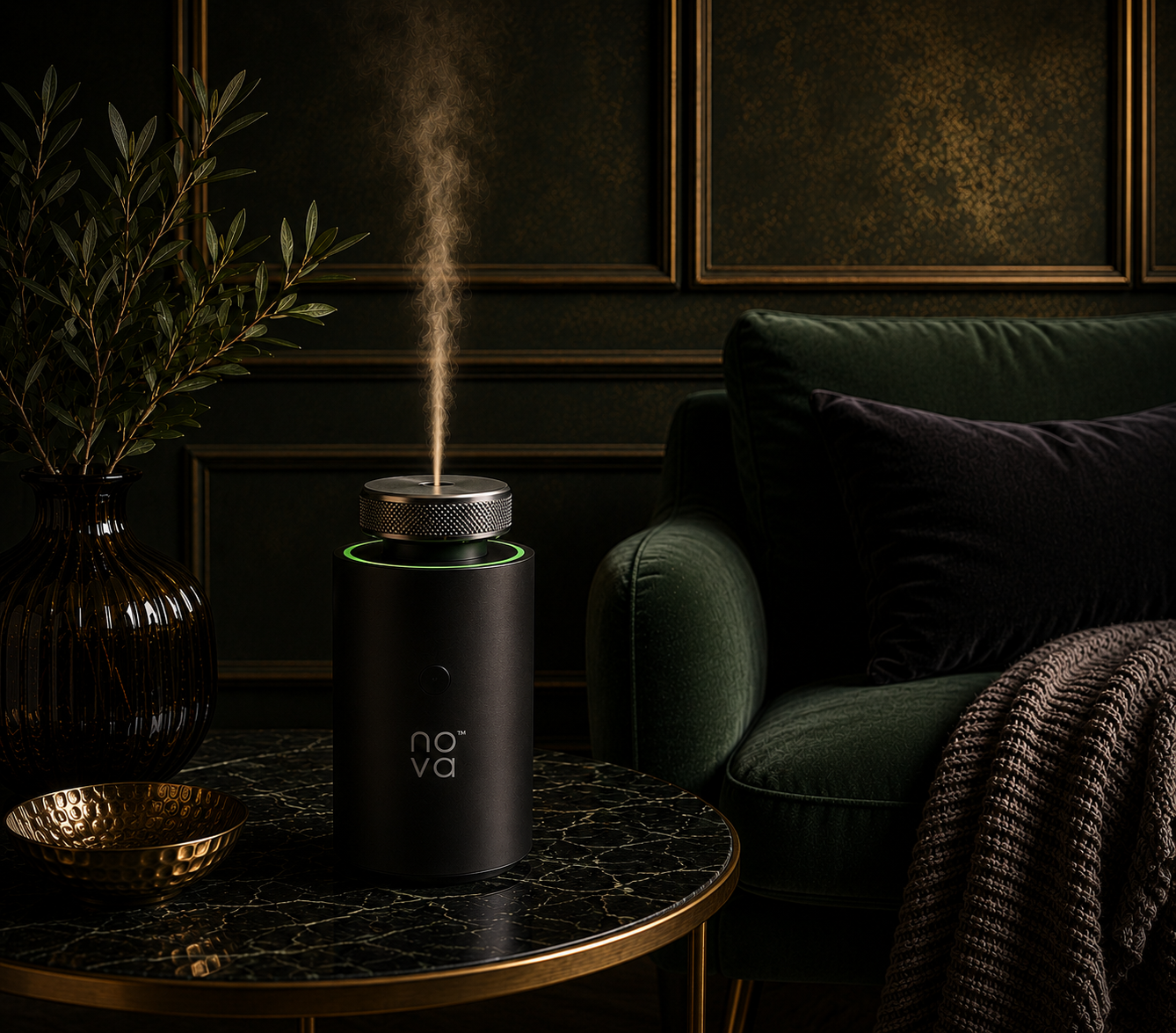 Luxury diffuser in a modern living room